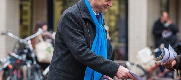 Campagnevoeren met Gert-Jan Segers
